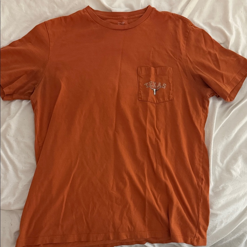 Vineyard Vines University of Texas Pocket Tee - Burnt Orange